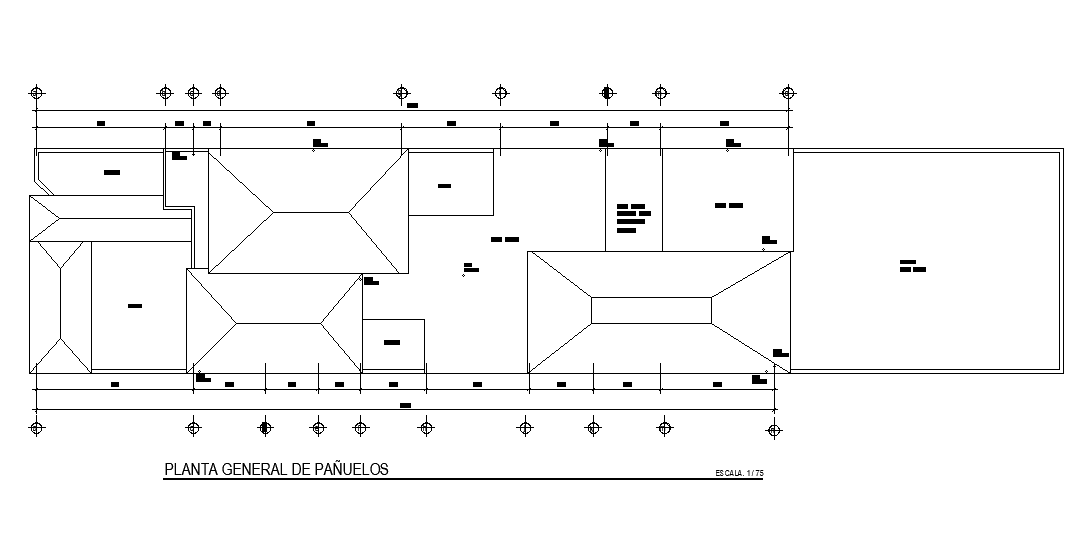 40x11m House Plan Of Roof Top Layout Is Given In This Autocad Drawing Modeldownload The Autocad 5143