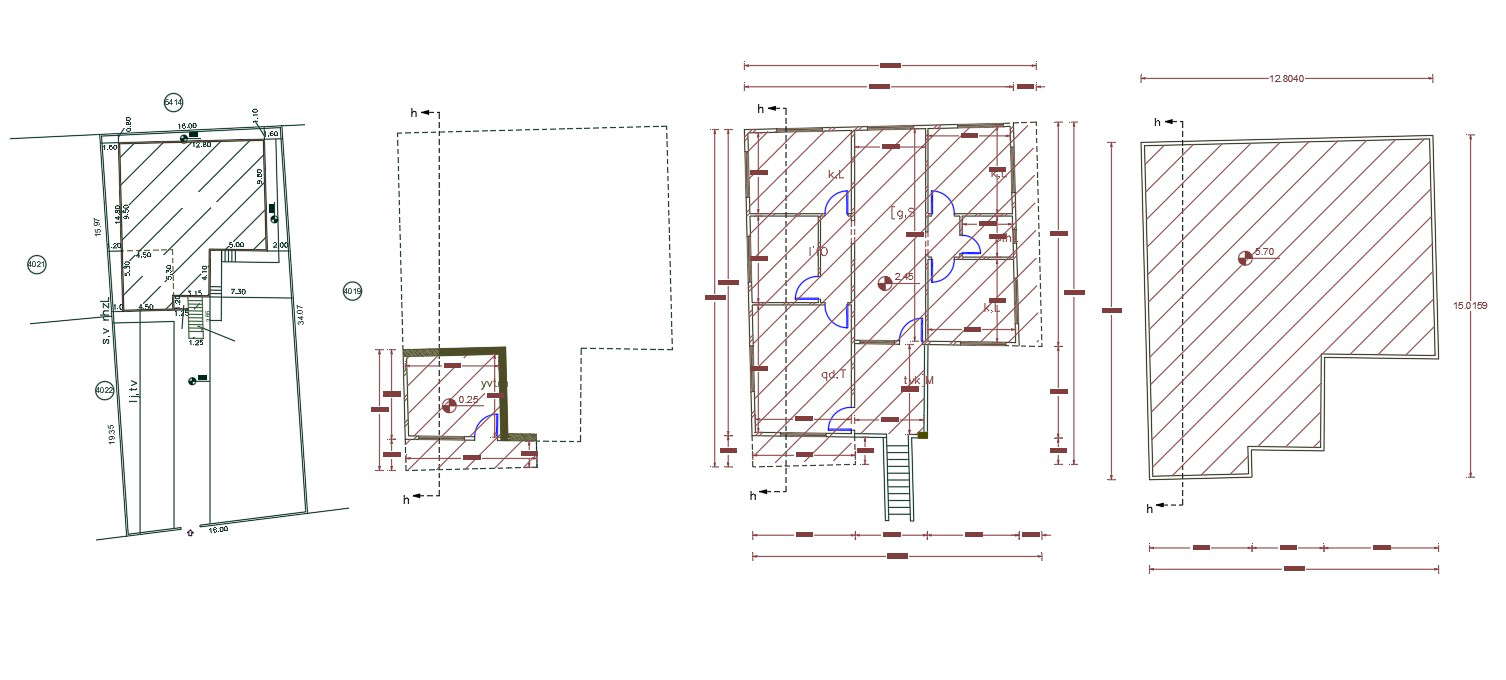 42 X 50 Feet House 3 BHK House Plan Design - Cadbull