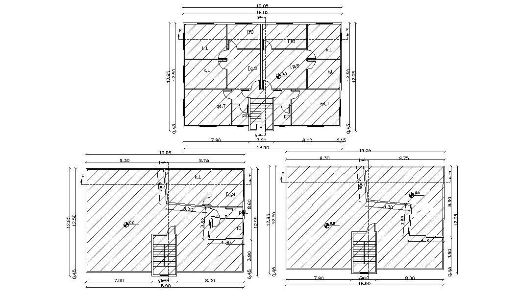 42 X 62 Feet 2 Bhk House Plan Autocad File Cadbull 7806