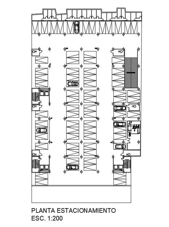 44x70m Apartment Ground Floor Is Given In This Autocad Drawing File Download Now Cadbull