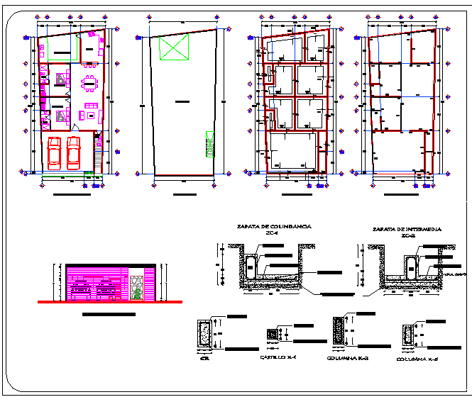 Foundation House Design - Cadbull