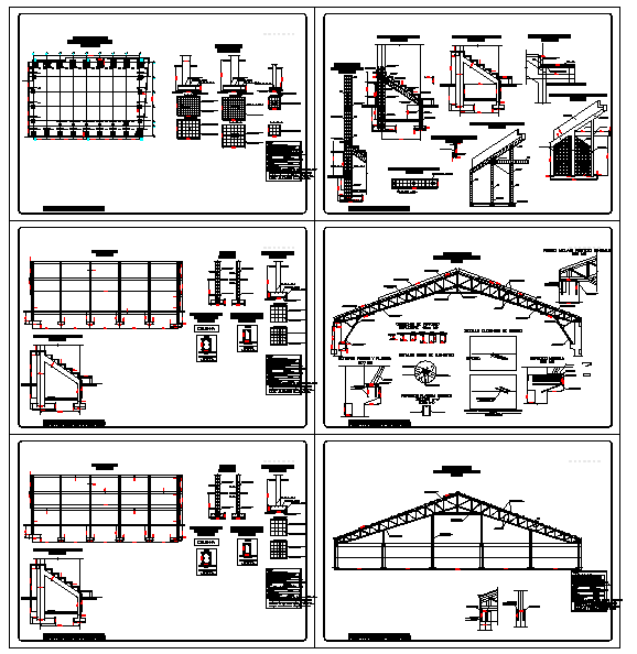 Truss 2D design for College - Cadbull