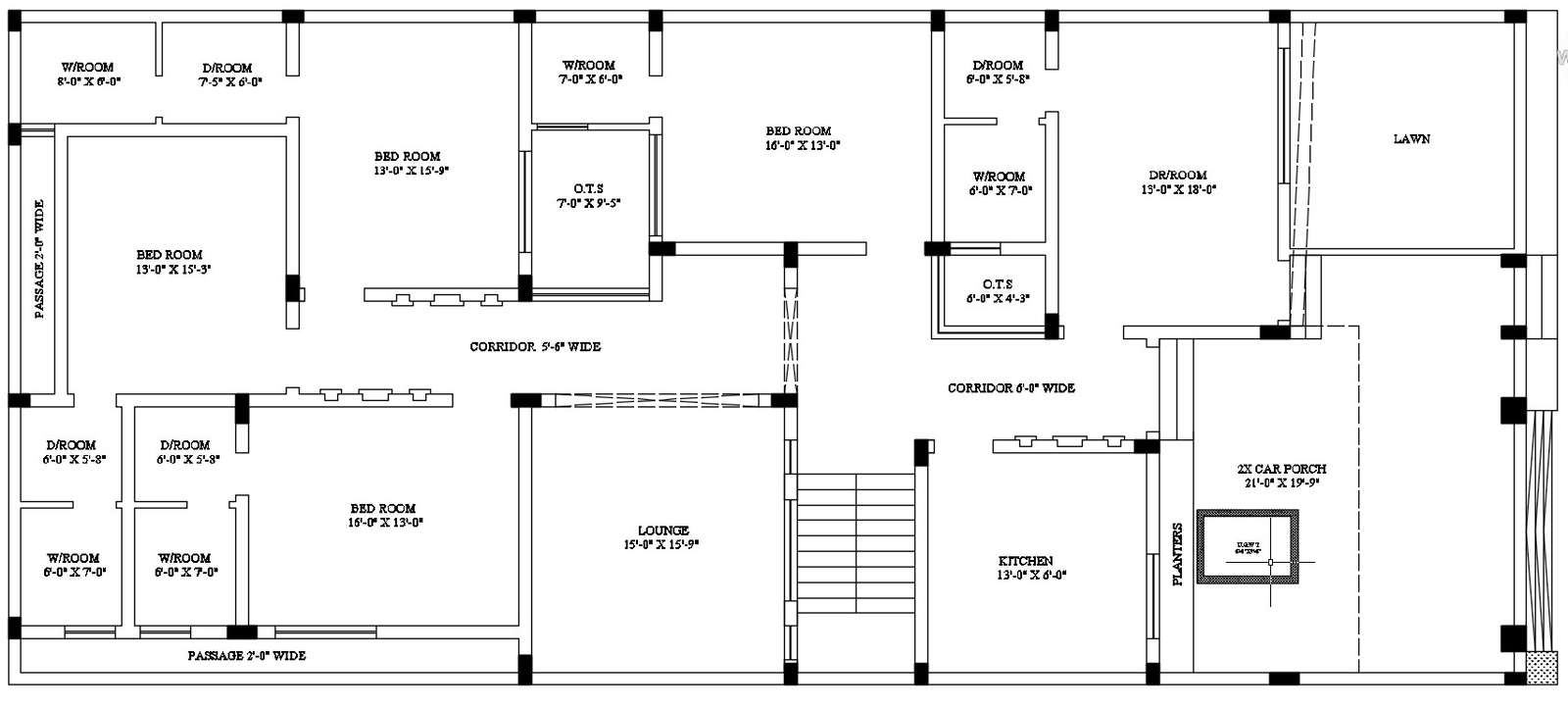 4bhk-house-floor-plan-design-in-autocad-2d-drawing-cad-file-dwg-file