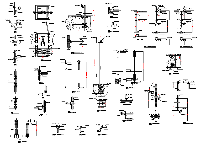 Piping Block Design - Cadbull