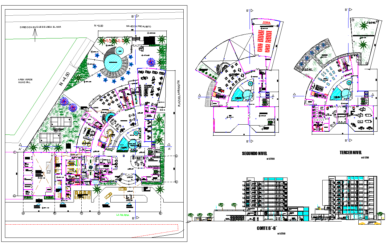 5 Star Hotel Project detail - Cadbull