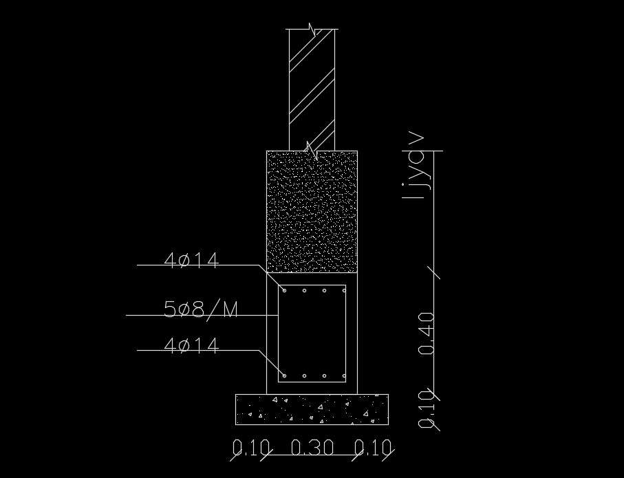 500mm-length-of-the-footing-cum-column-section-view-cadbull