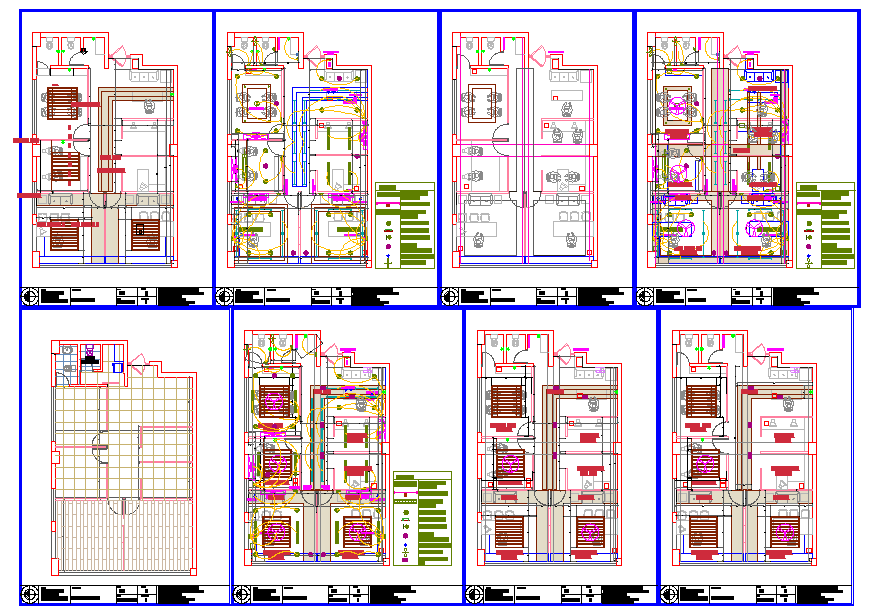 office detail lay-out - Cadbull