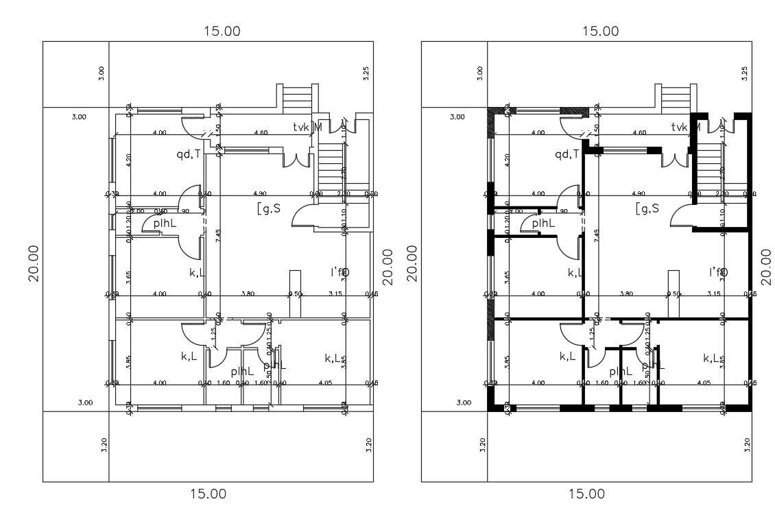 50' X 65' House Plan Design DWG File - Cadbull