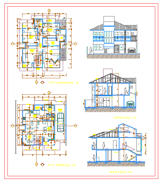 Simple Duplex House - Cadbull