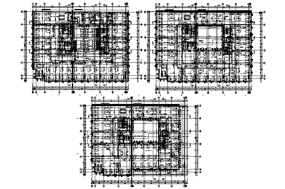 53x34m second floor office plan is given in this Autocad drawing file ...