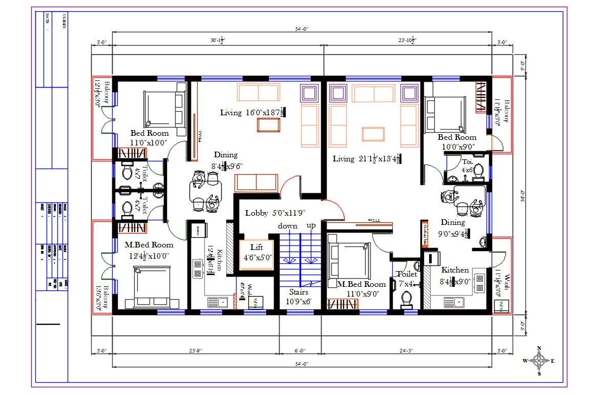 Bhk House Plan With Furniture Layout Plan Cad Drawing Dwg File Designinte Com