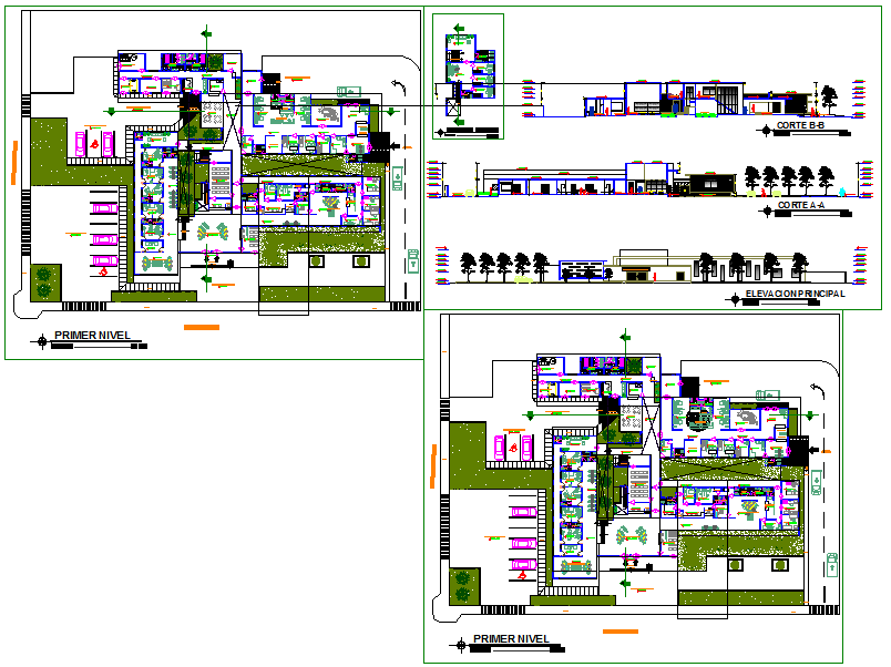 Morden Office Project - Cadbull