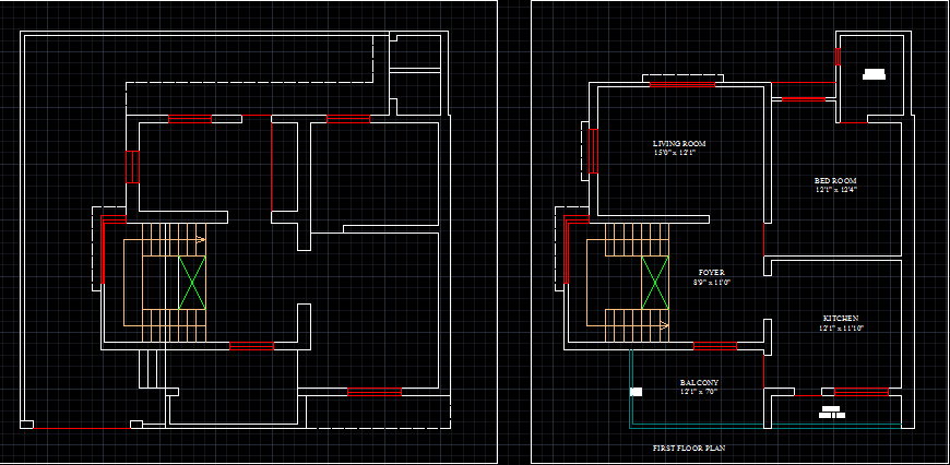 Layout Plan of House cad drawing is given in this cad file. Download ...