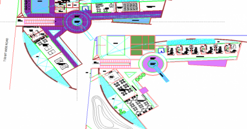 Clubhouse cad drawing is given in this cad file. Download this 2d cad ...