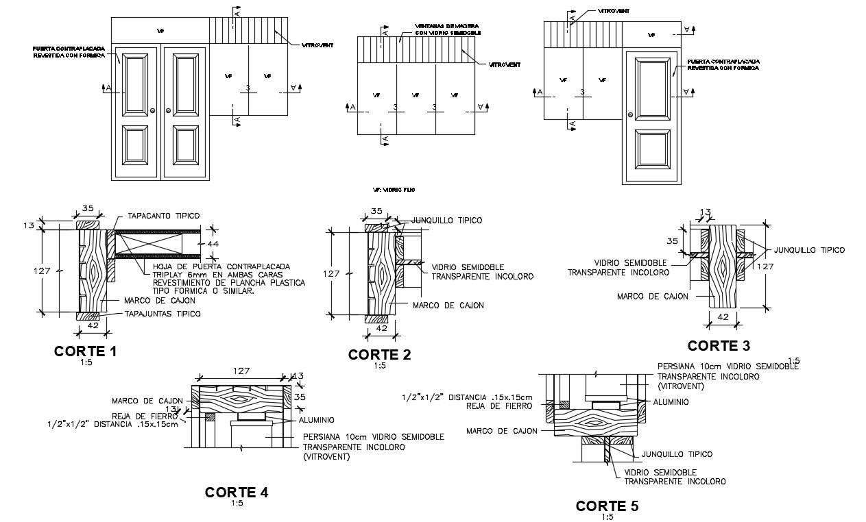 5x8m toilet of door plan is given in this AutoCAD drawing model ...