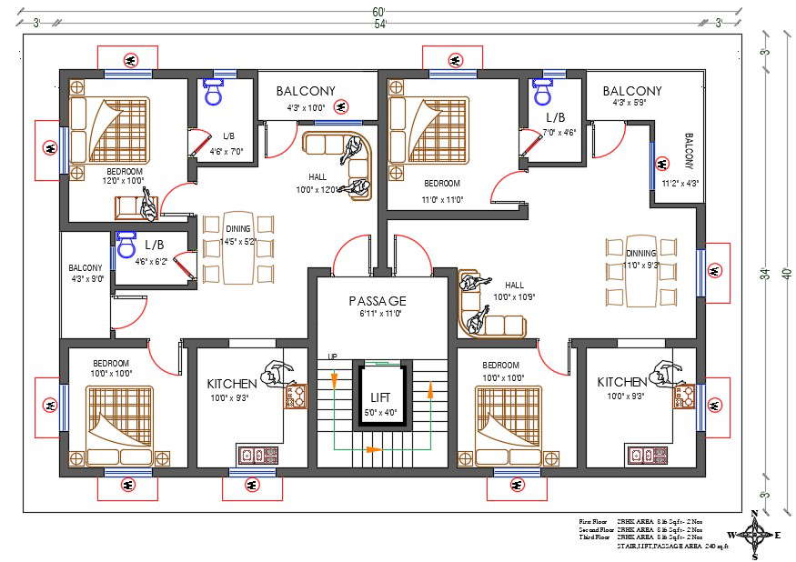 60-x40-north-facing-2-bhk-house-apartment-layout-plan-dwg-file-cadbull