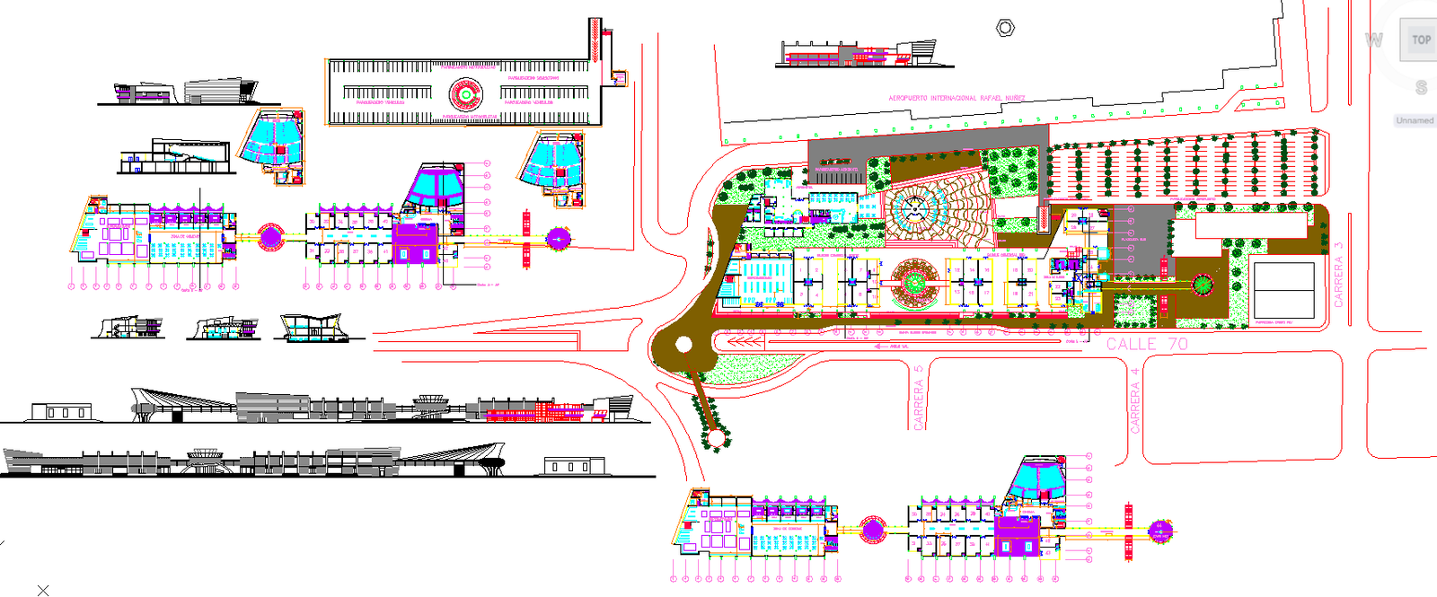 Commercial Centre Detail plan - Cadbull