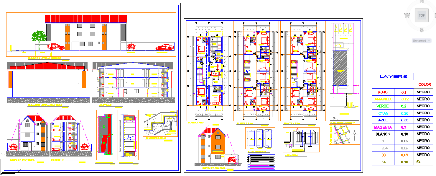 Master Plan Of Hotel Cadbull