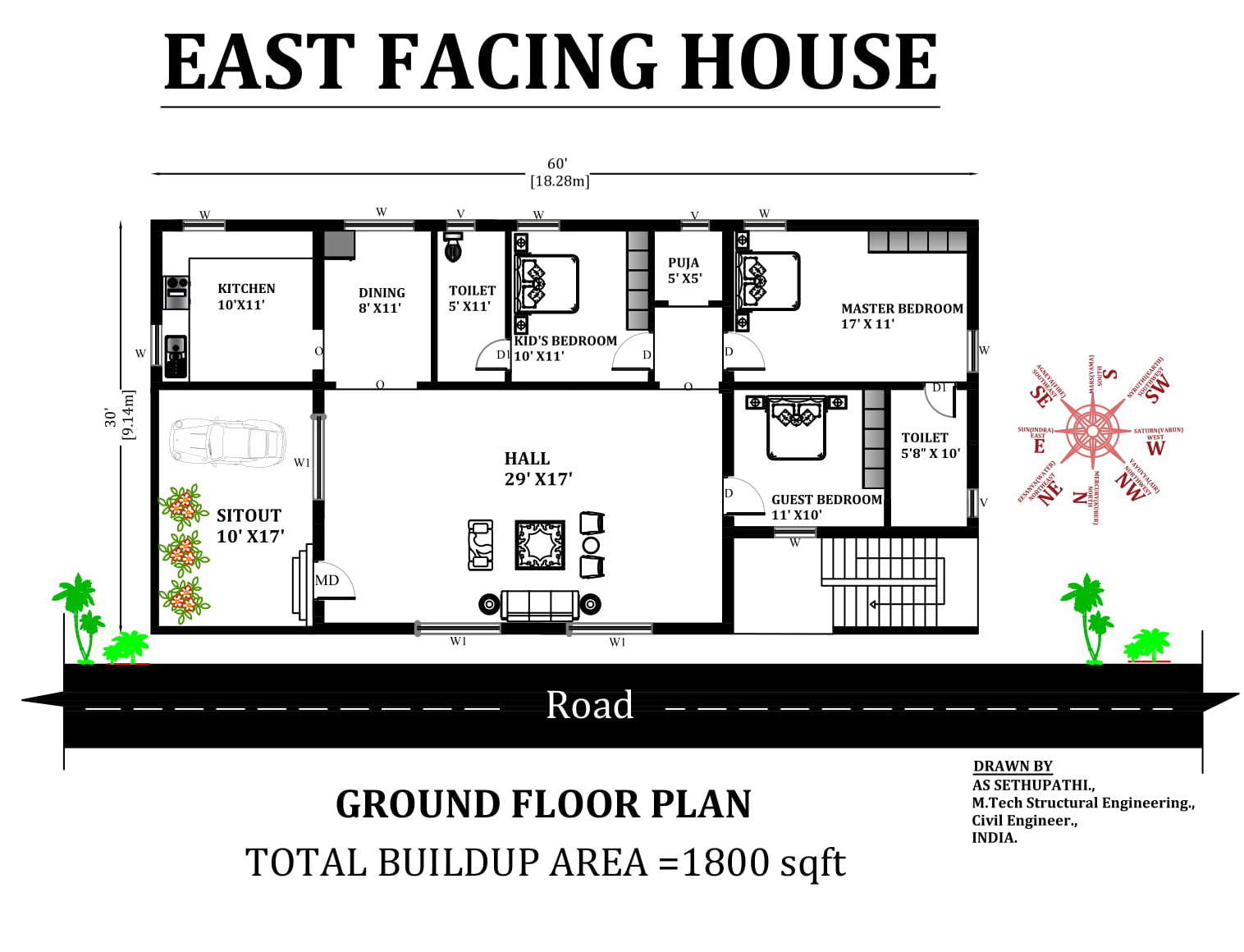 vastu-30-60-house-plan-east-facing-east-facing-house-plans-for-30x60-site-youtube