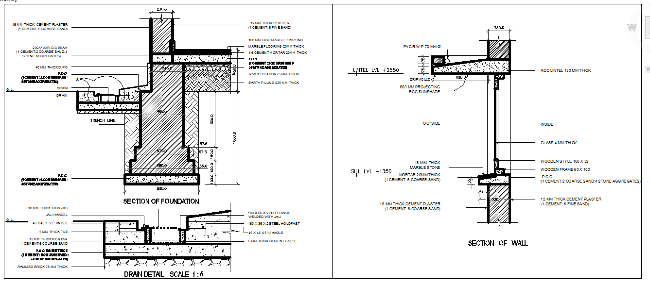 Foundation design - Cadbull