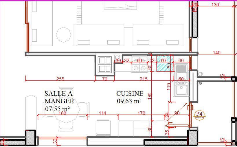 650x450cm apartment manager room plan view is provided in this DWG file