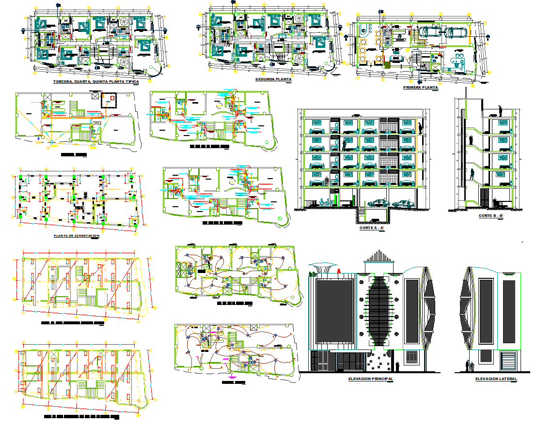 3 Star Hotel Building - Cadbull