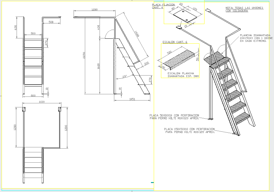 Stair Detail - Cadbull