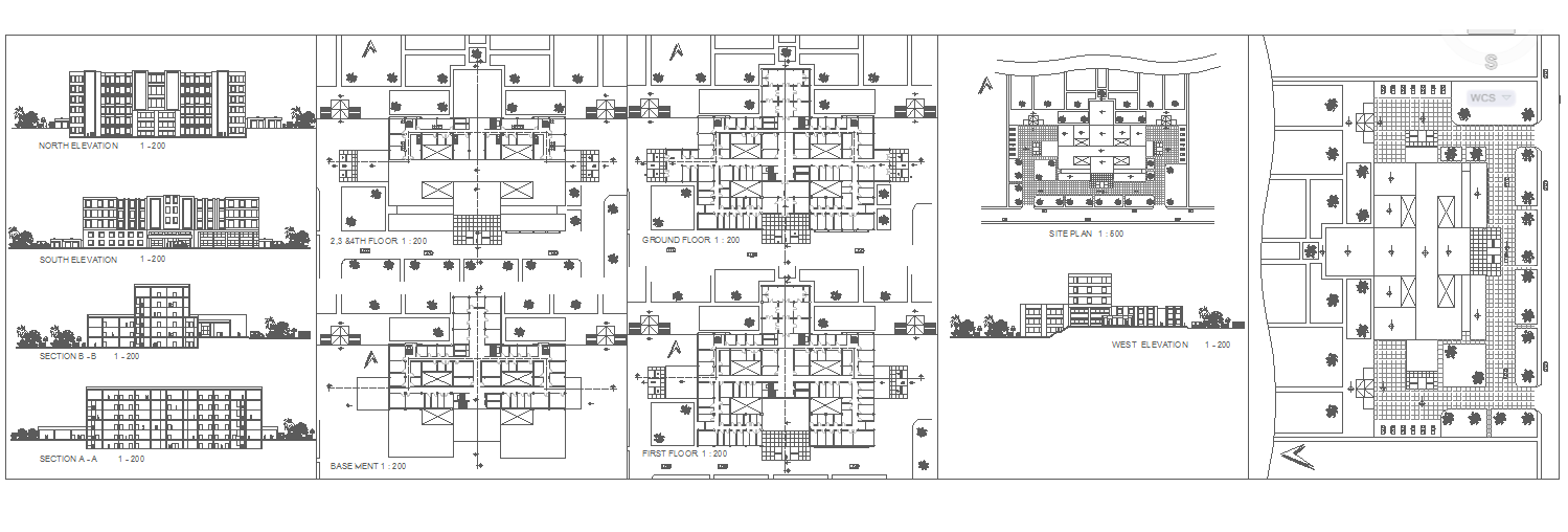 500 bed hospital floor plans pdf