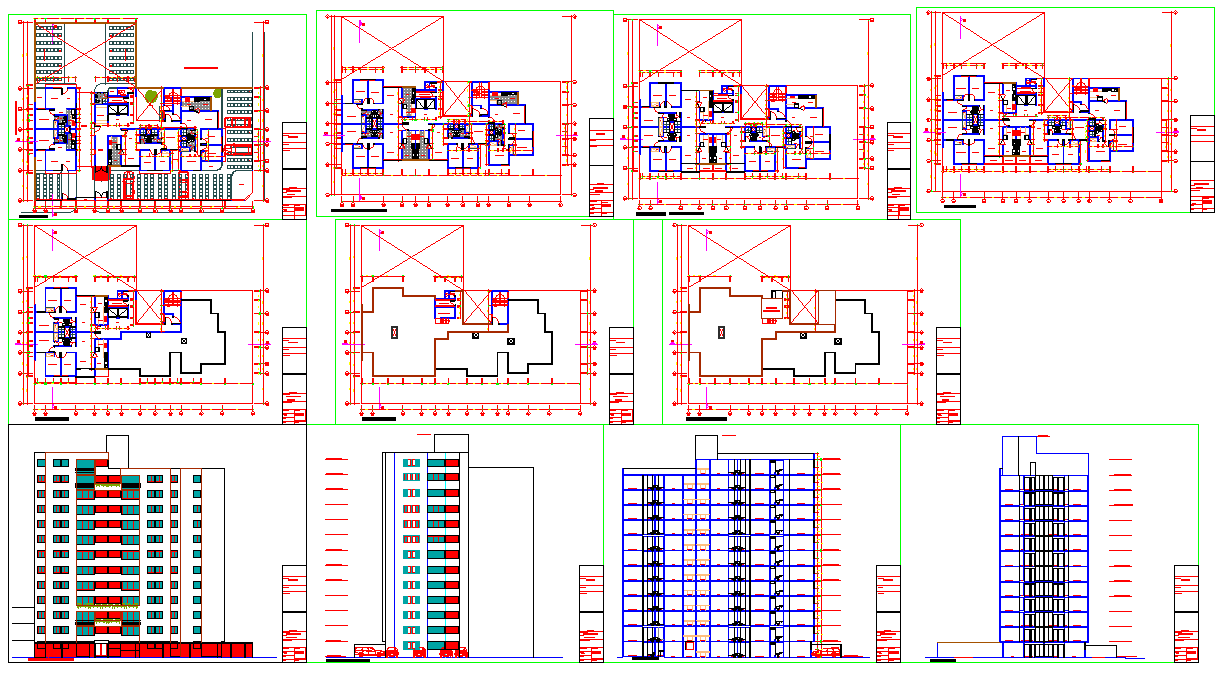 Apartment plan - Cadbull