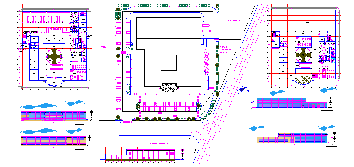 Commercial Centre DWG Design - Cadbull