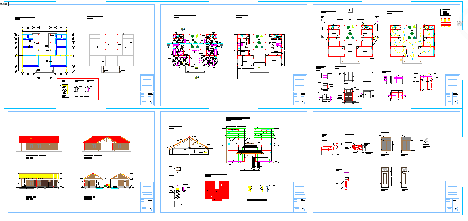 Community Health Centre Detail Plan Cadbull