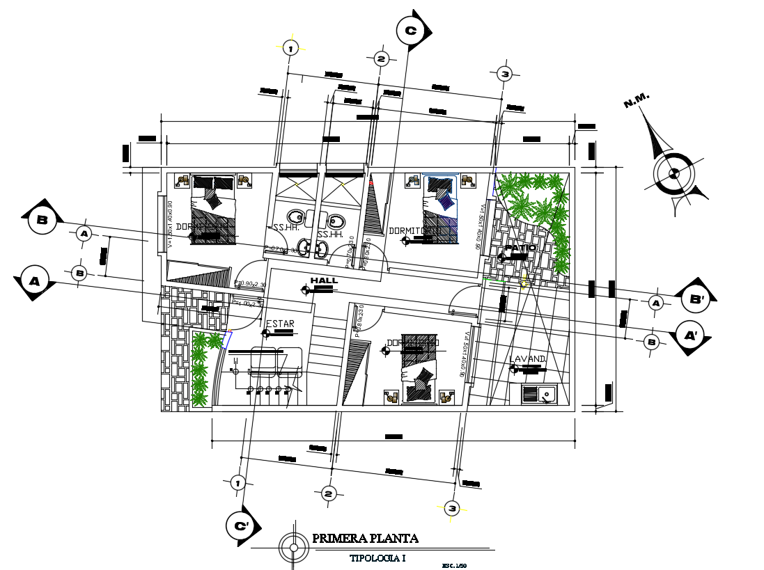 70-square-meter-house-plan-autocad-drawing-download-dwg-file-cadbull