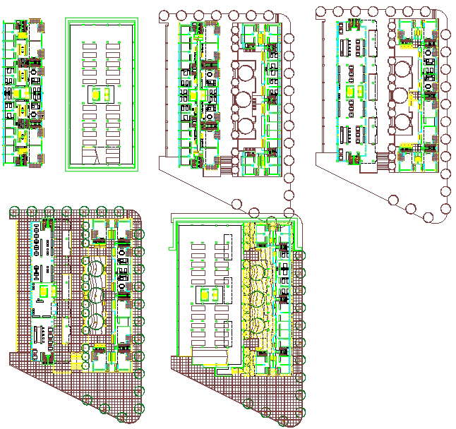 House Design Lay-out Plan - Cadbull