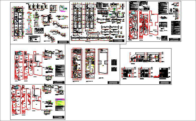 Multi family house design - Cadbull