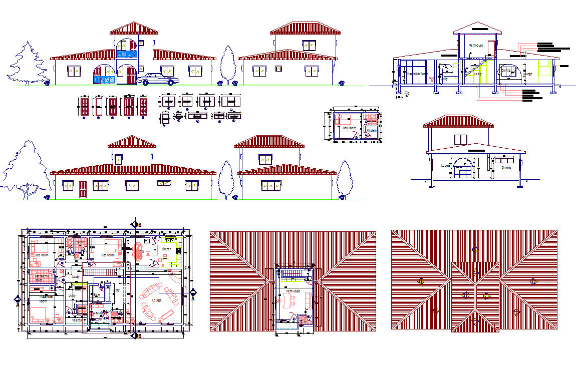 House plan - Cadbull