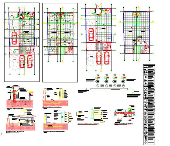 Home design cad drawing is given in this cad file. Download this 2d cad ...