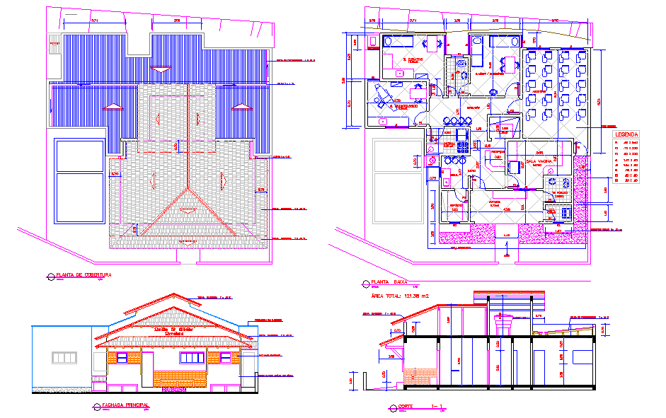 Design for clinic plan - Cadbull