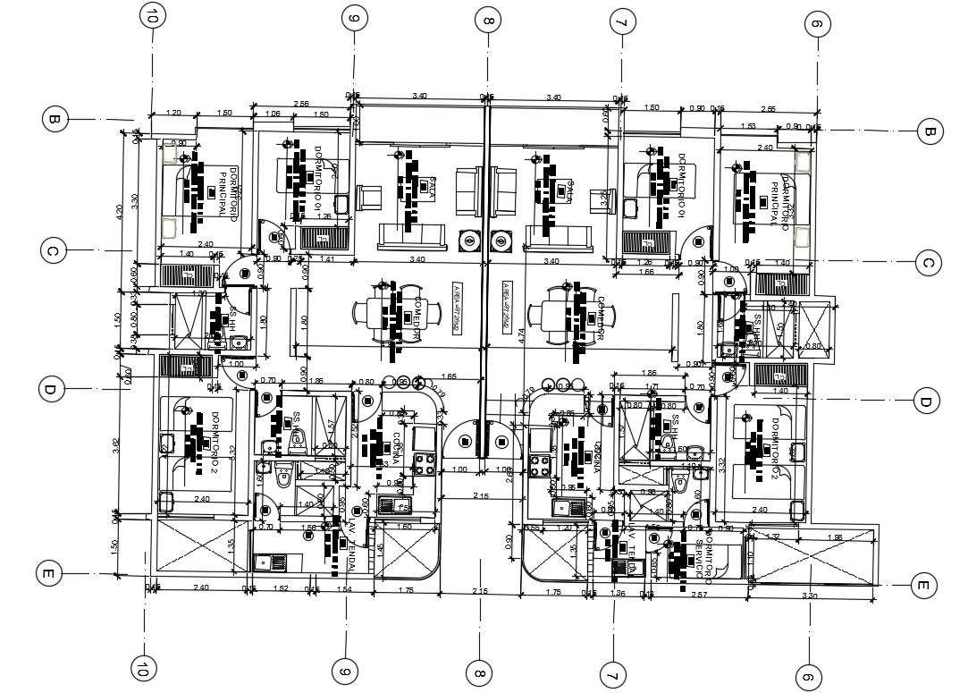 85x35m hotel plan is given in this Autocad drawing file.Download now ...