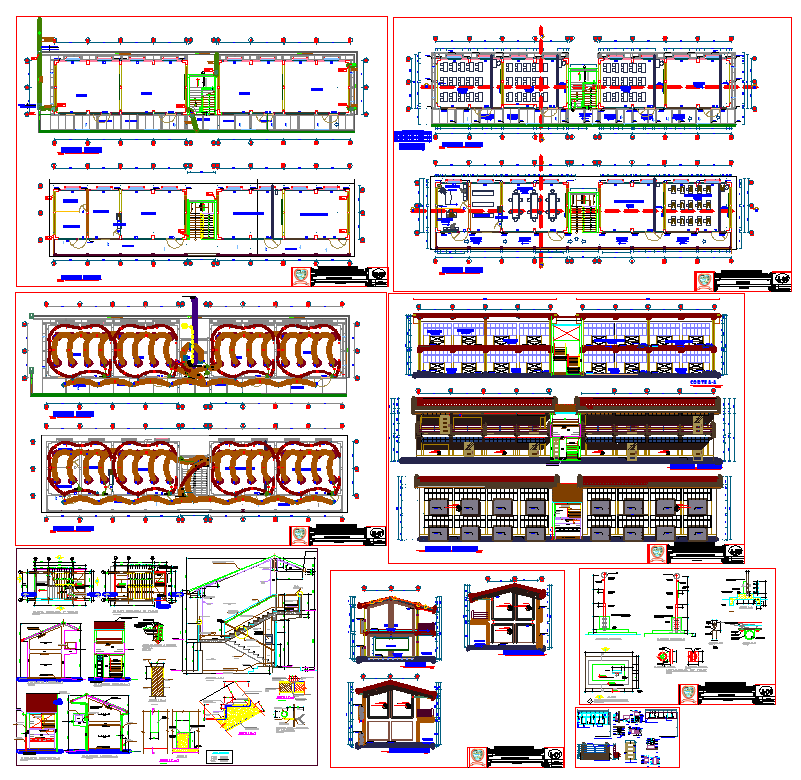 Modern School Project - Cadbull