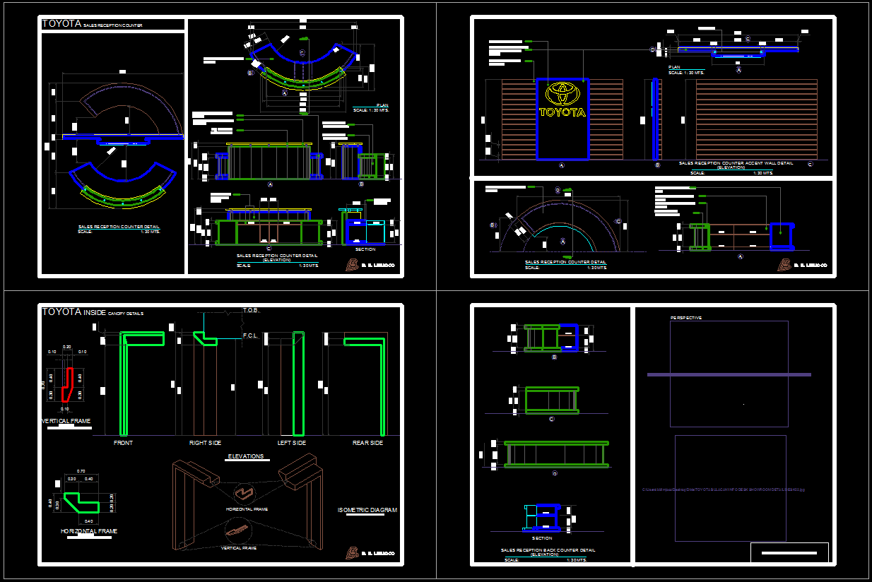 The Reception Table Cad Drawing Is Given In This Cad File Download   886372626772fc8c93ced569e9faa7e4 