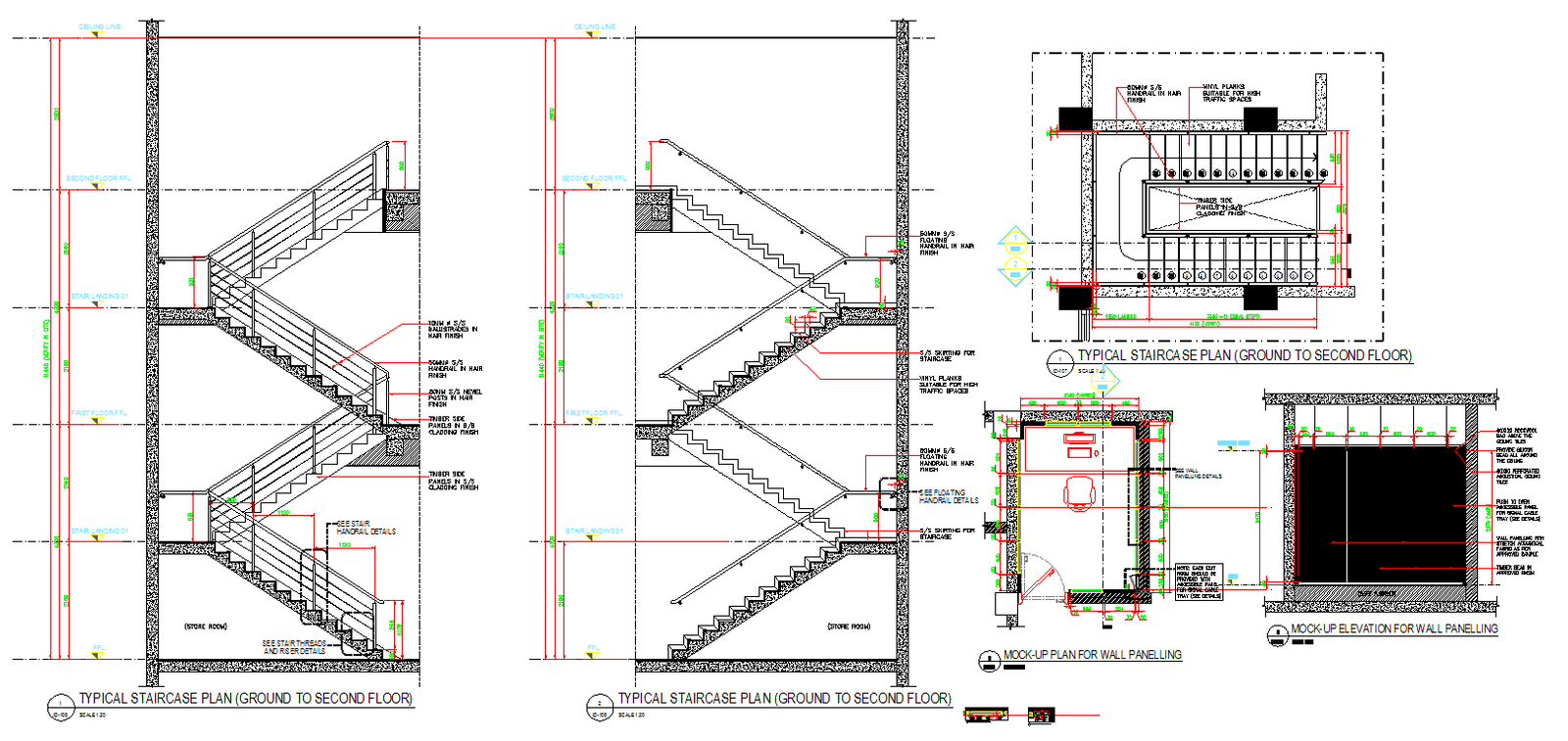 Stair Design - Cadbull