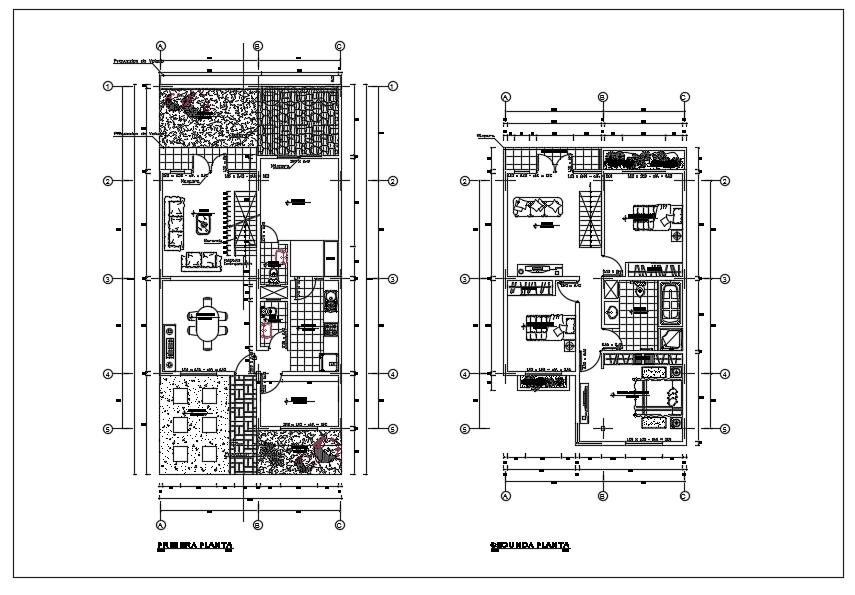 8x16m Architecture Ground Floor House Plan Autocad Model Is Given In This File Cadbull