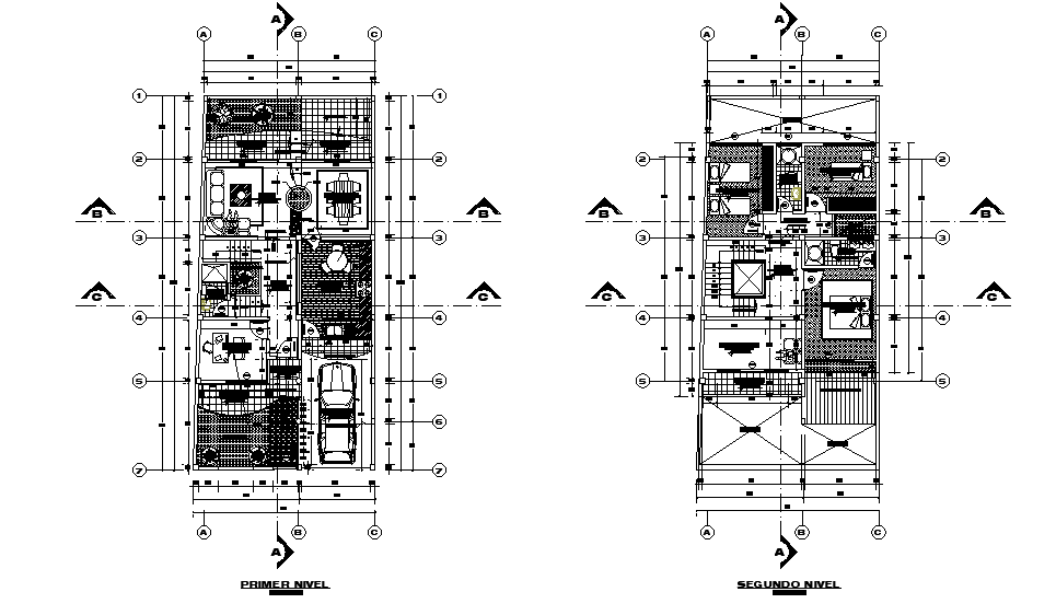 8x18m villa plan has been given in this Autocad drawing file. Download ...