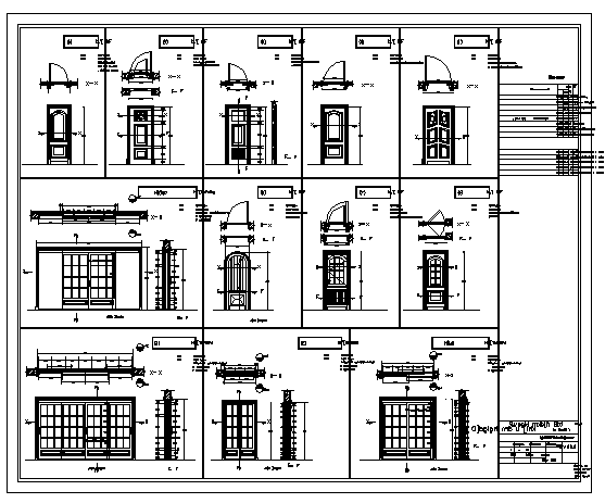 Door Block DWG File - Cadbull