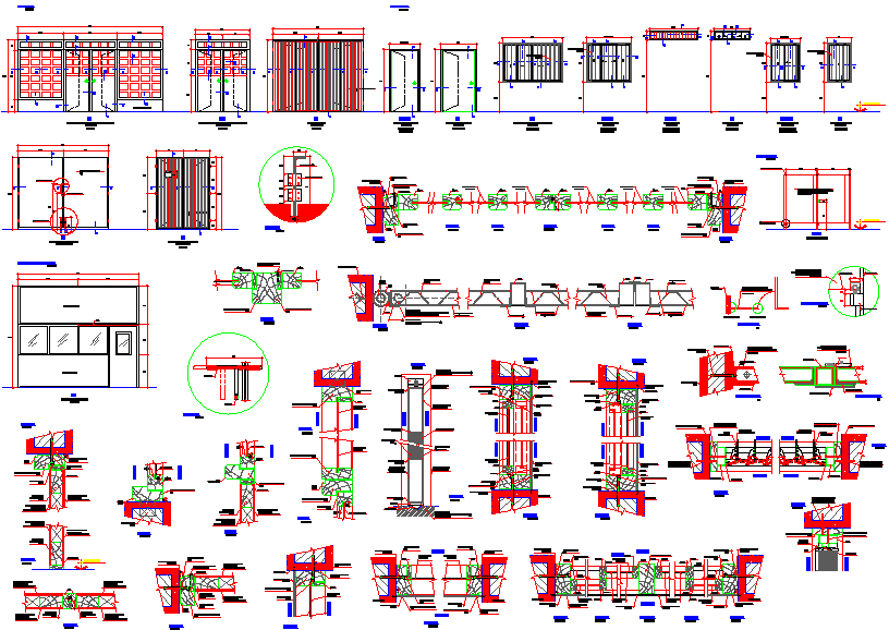 Wooden Door cad drawing is given in this cad file. Download this cad ...