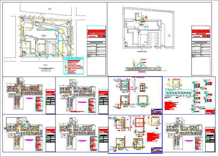 Electric Lay-out Plan - Cadbull