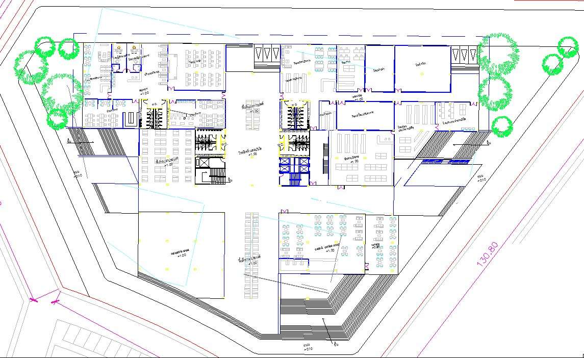 Municipal Building Layout Plan Dwg File Cadbull Vrogue Co