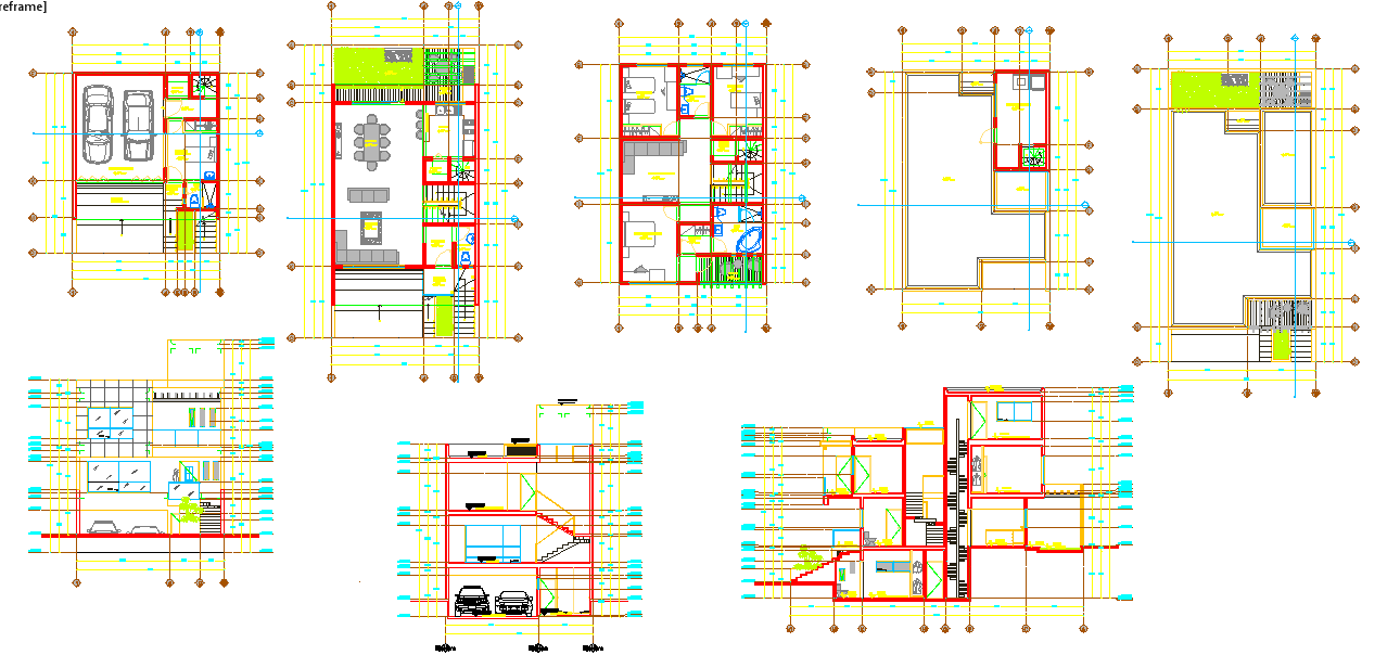 Residential Home design - Cadbull