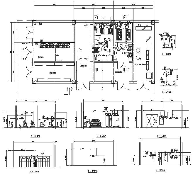 Medical Quarters Plan - Cadbull