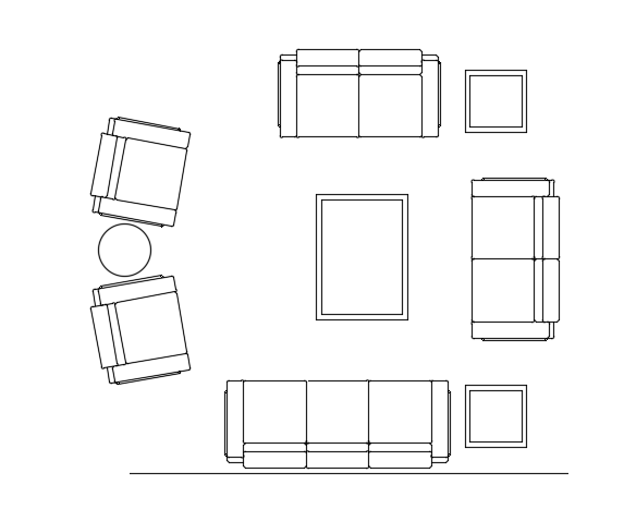 9 seated living room corner sofa with teapot plans are given in this ...